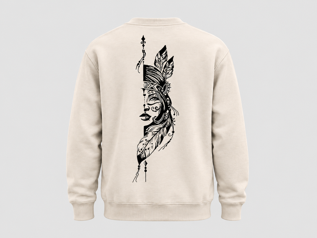 Boho Feather Girl Sweatshirt