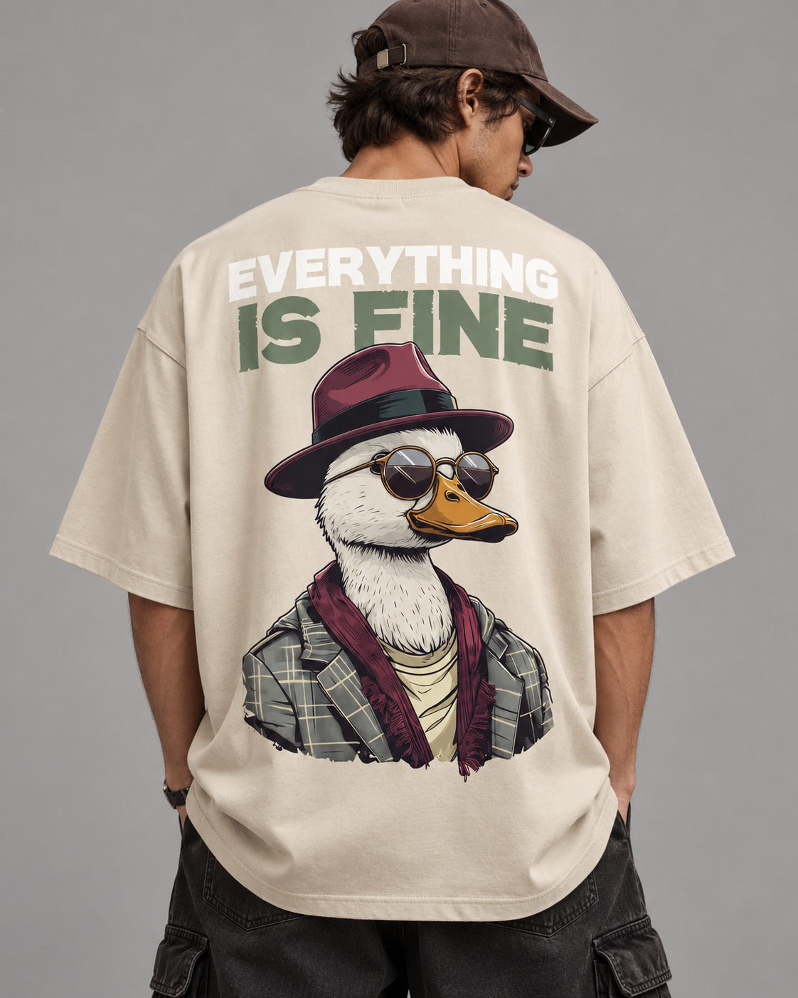 Chaos Duck Oversized Tee