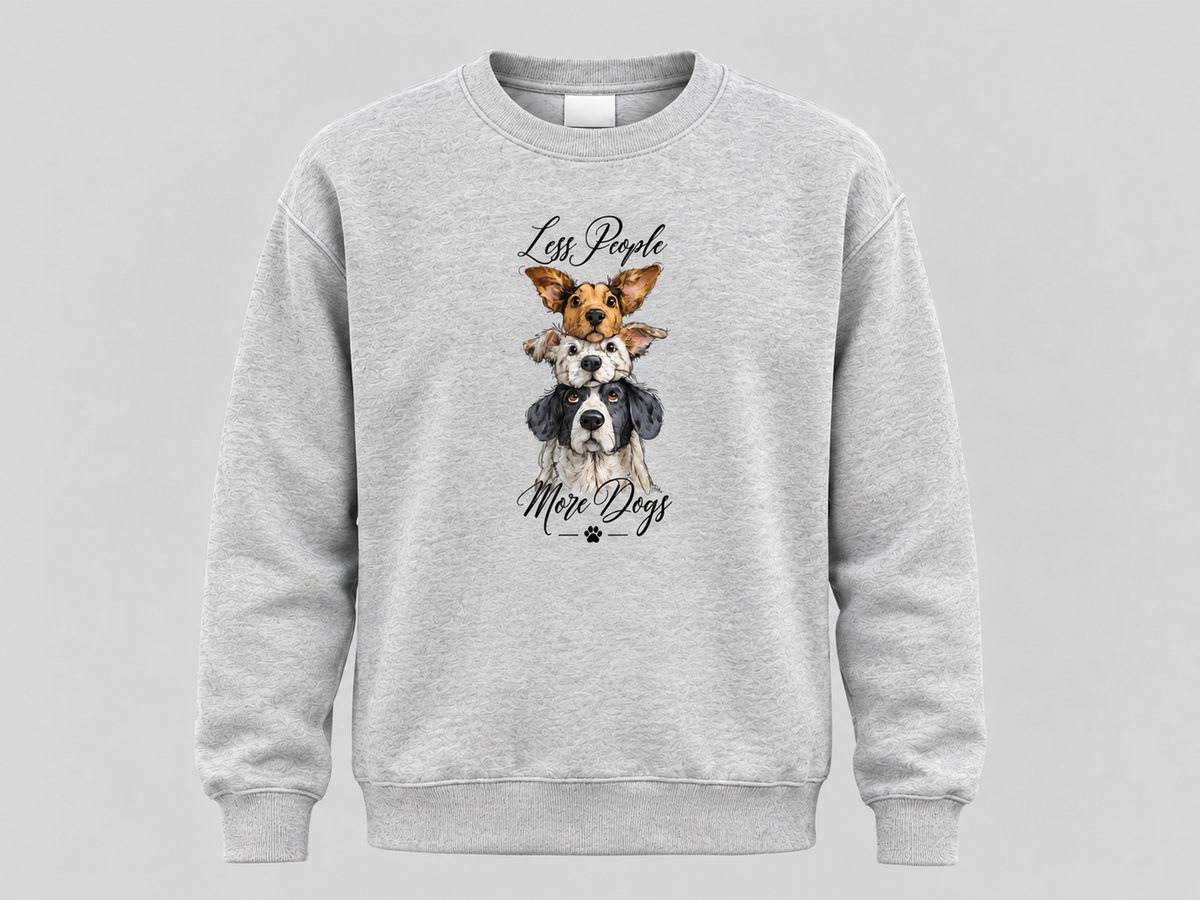 Less People More Dogs Sweatshirt