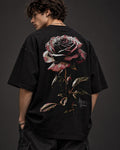 Sketch Rose Oversized Tee