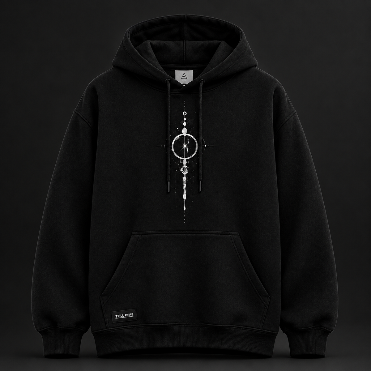 Black Cosmic Portal Hoodie